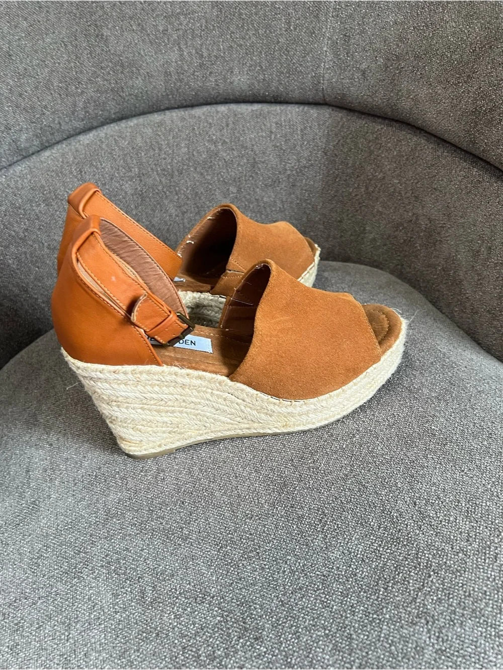 Steve Madden suede Jaylen spadrille sandals size 7.5